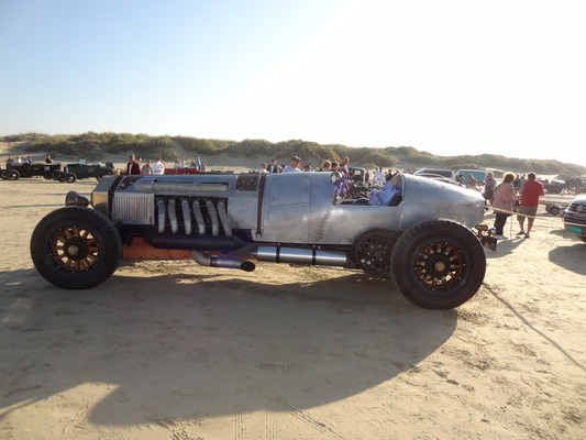 ALF Boattail von 1914 am Römö Motorfestival 2016 - startklar
