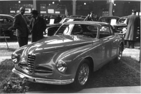 Alfa Romeo 1900 C (1952) - Coupé-Version in einer Ausstellung