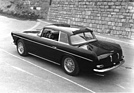 Alfa Romeo 1900 SS Coupé Ghia-Aigle (1957) - ausgeprägte Finnen am Heck des von der Firma Ghia S. A. Aigle karossierten Alfa Romeo mit der Chassis-Nummer 1900CSS.10099
