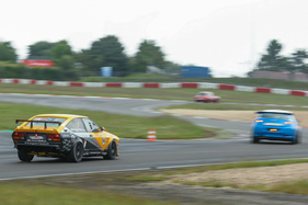 Alfa Romeo GTV6 12V (1980) an der Historic Trophy Nürburgring 2016 im Rennfeld Scuderia Alfa Classico