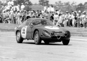 Alfa Romeo Giulia TZ (1964) - Diese Giulia der Scuderia Sant Ambroeus erreichte Platz 26 (12 Stunden von Sebring 1964)