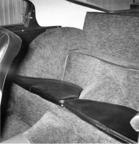 Apal 1200 (1963) - Rückbank ohne wesentlichen Komfort