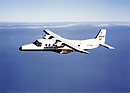 Arcus-Dornier Do 228 mit 20 Passagieren und zwei Tonnen Fracht Im Jahr 1989 auf dem Flug nach Silverstone