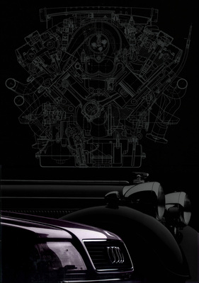Audi V8 (1988) - der Motor erinnert an die grossen Zeiten des Horch