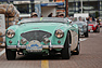 Austin-Healey 100/4 (1956) - am 24. Oldtimer Grandprix Safenwil 2015 (© Bruno von Rotz, 2015) Austin-Healey 100/4 (1956) - am 24. Oldtimer Grandprix Safenwil 2015 (© Bruno von Rotz, 2015)