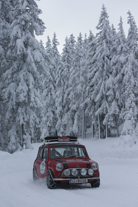 Austin Mini Cooper S (1967) - an der Planai Classic 2013