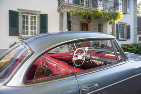 BMW 503 Coupé (1957) - die hintere Seitenscheibe wird eingedeht und nicht herkömmlich gesenkt