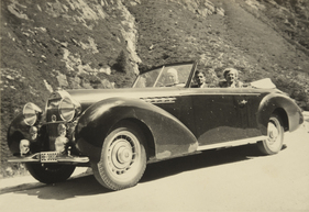 Bugatti 49 Beutler (1931) - genussvolle Ausfahrt (aufgenommen um 1953)