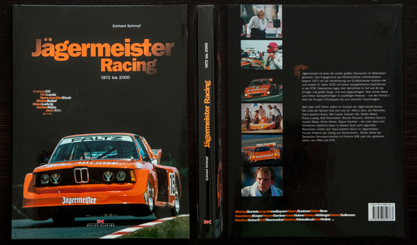 Cover und Umschlag des Buchs «Jägermeister Racing 1972-2000»