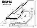 Das Streckenlayout von Sebring von 1952 bis 1982 (12 Stunden von Sebring 1952)