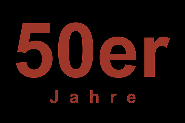 Die 50er Jahre: 1950 - 1959