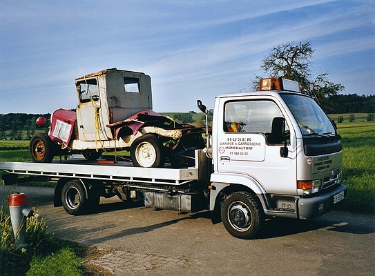 Die Restauration eines Citroën AC4 Lieferwagens: Fahrzeug kurz nach dem Kauf