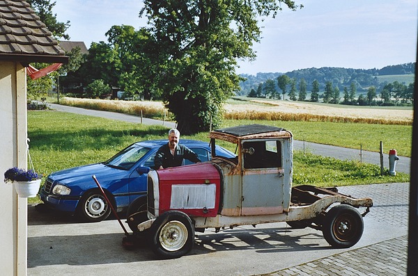 Die Restauration eines Citroën AC4 Lieferwagens: Fahrzeug kurz nach dem Kauf