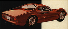 Dino Berlinetta Speciale Due Posti (1965) - Chassis-Nummer 0840 im roten Pininfarina-Outfit