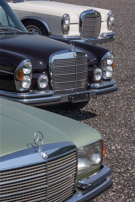 Dreimal M 100 V-8-Motor - Mercedes-Benz 450 SEL 6.9, Mercedes-Benz 300 SEL 6.3, Mercedes-Benz 600