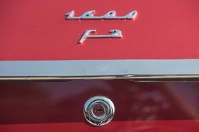 Facel Vega Facellia F2 1600 (1962) - der Facellia-Schriftzug auf dem Heck