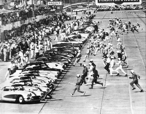 Ferrari 250 TRI (1962) - Der Start im Stil von Le Mans (12 Stunden von Sebring 1962)