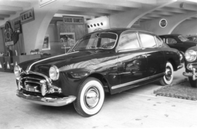 Fiat 1400 Frua (1951) - Fliesshecklimousine, gezeigt in Turin 1951