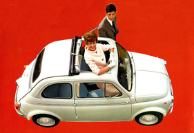 Fiat 500 D (1960) - mit dem offenen Dach