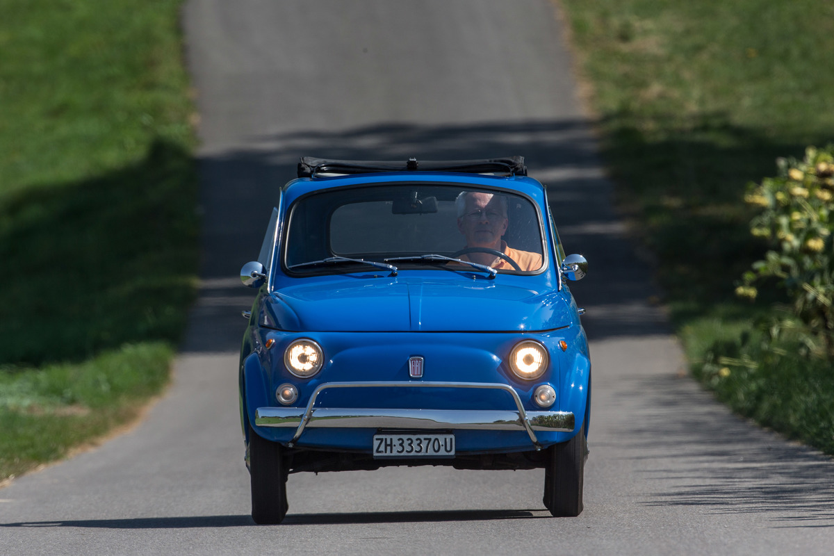 Fiat 500 L (1969) - so breit wie hoch - 1,32 Meter sind es