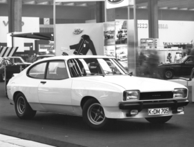 Ford Capri (1975) - neue Sportpakete machen den Capri heisser - Internationale Automobilausstellung (IAA) in Frankfurt 1975