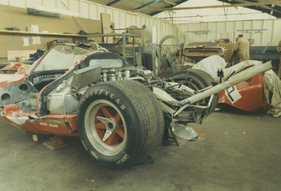 Ford F3L P68 (1968) Überreste eine Crashs