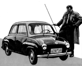 Voilà, ein Auto - Test Goggomobil