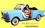 Goggomobil Cabriolet (1958) - das Cabriolet schaffte es nie in die Serie - Abbildung aus einem Verkaufsprospekt von 1958