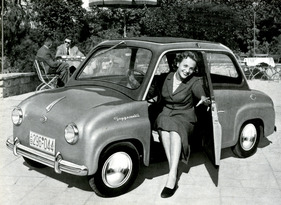 Goggomobil T 250 (1954) - sehr frühes Modell - aus einem zeitgenössischen Verkaufsprospekt