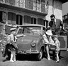 Goggomobil T 250 (1956) - wenn die ganze Familie auf die Reise geht - Abbildung aus einem Verkaufsprospekt von 1956