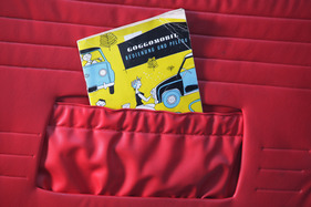 Goggomobil T 250 (1960) - Seitentasche mit (dünner) Gebrauchsanleitung