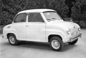Goggomobil T 250 (1966) - von aussen waren die Version T 250 und T 400 nicht zu unterscheiden - Liegesitze und Kurbelfenster hatten beide