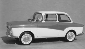 Der T600 und T700 trat als "grosses" Goggomobil mit Frontmotor die indirekte Nachfolge des T250/T300 an - Glas Goggomoil T 700 (1959)