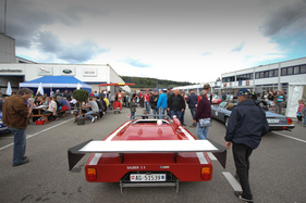 Immer wieder erstaunlich - Sauber C5 mit Strassenzulassung - am 24. Oldtimer Grandprix Safenwil 2015