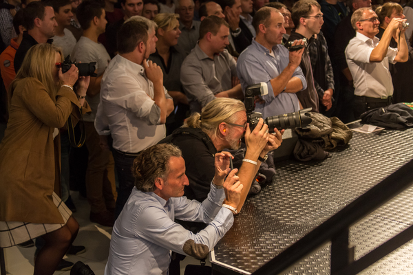 Impressionen der Porsche Soundnacht 2016 - Die Ehrengäste stets im Visier der Fotografen