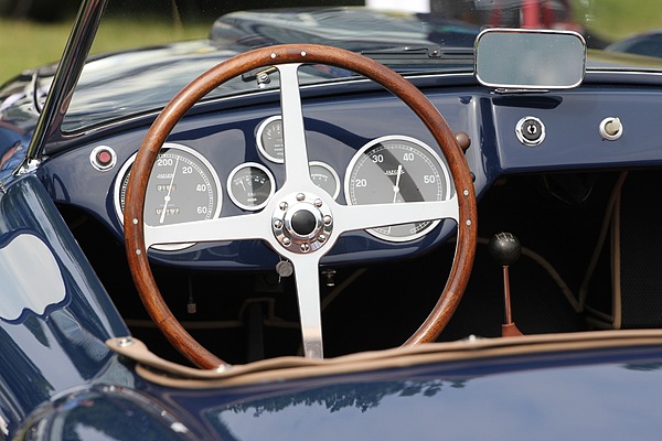 Interieur des Siata 208 S (1953) am Concorso d'Eleganza Villa d'Este 2011