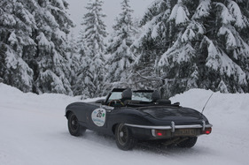 Jaguar E-Type (1970) - an der Planai Classic 2013