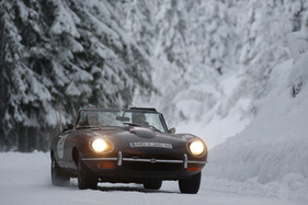 Jaguar E-Type (1970) - an der Planai Classic 2013