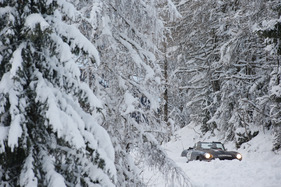 Jaguar E-Type (1970) - an der Planai Classic 2013