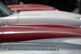 Jaguar-Motorhauben - am 24. Oldtimer Grandprix Safenwil 2015