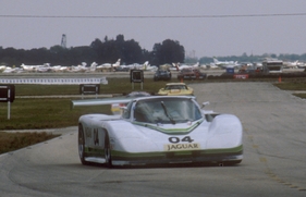 Jaguar XJR-7 (1986) - Hurley Haywood ist wegen Motorschaden ausgeschieden (12 Stunden von Sebring 1986)
