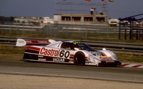 Jaguar XJR-9 D (1988) - Dieser Jaguar XJR-9 mit Startnummer #60 ist wegen Motorproblemen ausgeschieden und endete witzigerweise auf Platz 60. (12 Stunden von Sebring 1988)