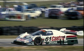 Jaguar XJR-9 D (1989) - Der Jaguar XJR-9 mit Startnummer #61 wurde Gesamtzweiter. (12 Stunden von Sebring 1989)