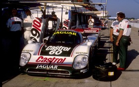 Jaguar XJR-9 D (1989) - Jan Lammers fuhr in diesem Jaguar XJR-9 D - Gesamtplatzierung 14 (12 Stunden von Sebring 1989)