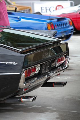 Lamborghini Espada 400 GT Series 2 (1970) - welch ein Kontrast zum Stosek-Diablo-Heck - an der Dolder-Versteigerung der Oldtimer Galerie am 11. Juni 2016