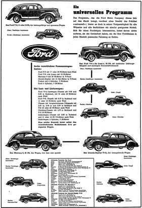 Lincoln Zephyr V12 (1939) - in der Verkaufswerbung in einer Zeitschrift