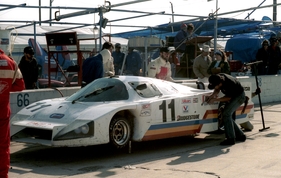 Lola T616 (1986) - Der Lola T616 von Kendall Racing schied wegen Motorschaden frühzeitig aus (12 Stunden von Sebring 1986)