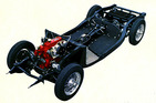 MG A (1959) - Chassis des MG A - Aufnahme aus zeitgenössischem Verkaufsprospekt