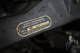 MG EX234 Prototyp (1965) - die Prototypen-Seriennummer ist eingestanzt