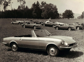 MG EX234 Prototyp (1965) - historisches Bild, aufgenommen bei einem Clubtreffen in Winterthur in der Schweiz im Jahr 1977
